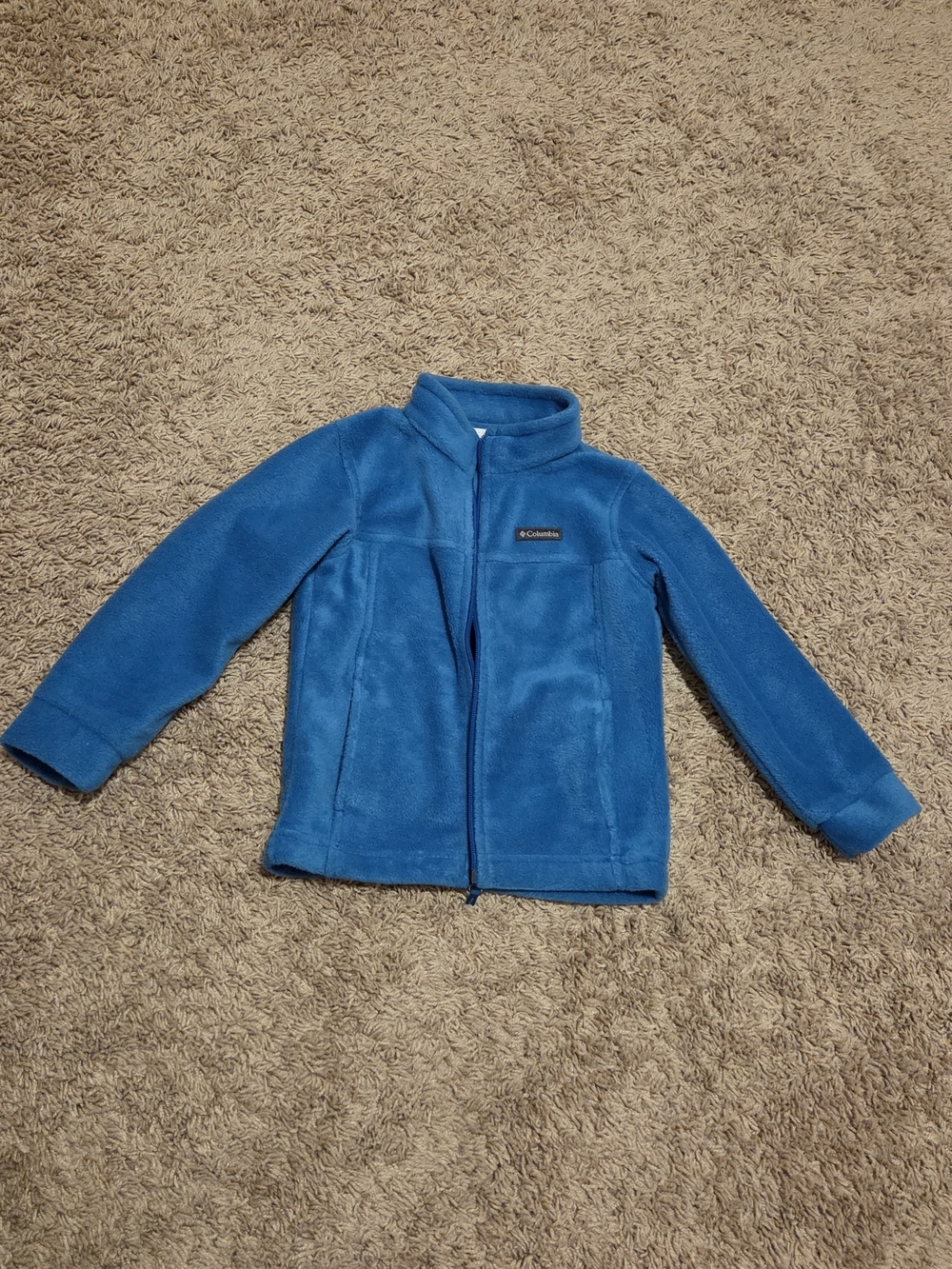 Columbia Blue Full-Zip Fleece Jacket